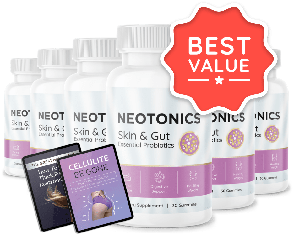 Six bottles of Neotonics with two digital bonuses